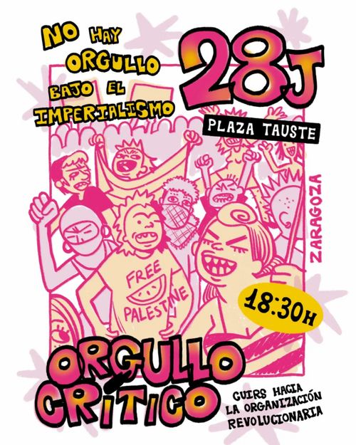 Manifestación Orgullo Crítico ZGZ