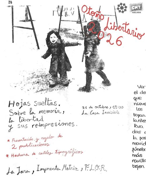 Hojas sueltas. Sobre la memoria, la libertad y sus reimpresiones