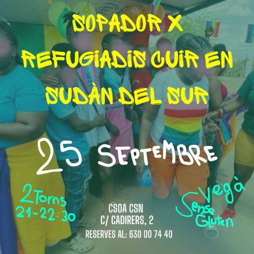 Sopador x refugiadis cuir en Sudan del Sud