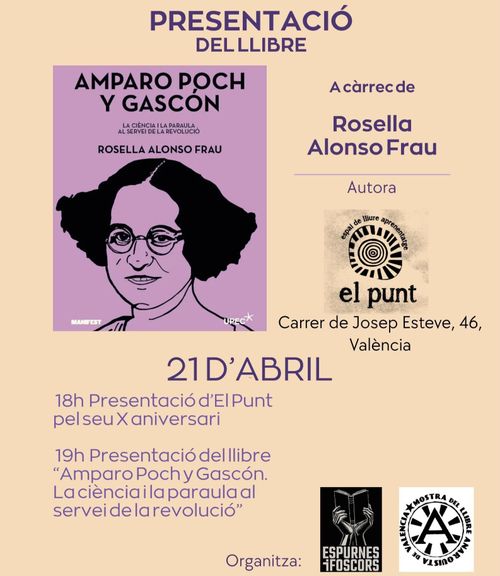 Presentació Amparo Poch y Gascón y El Punt