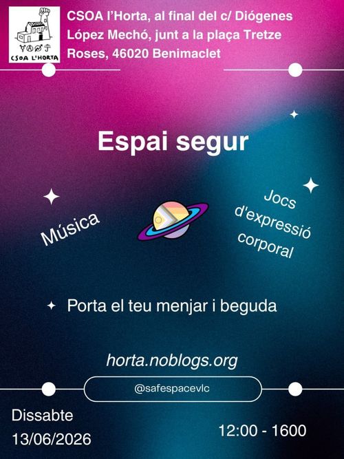 🌿 Trobada - ESPAI SEGUR 🌿