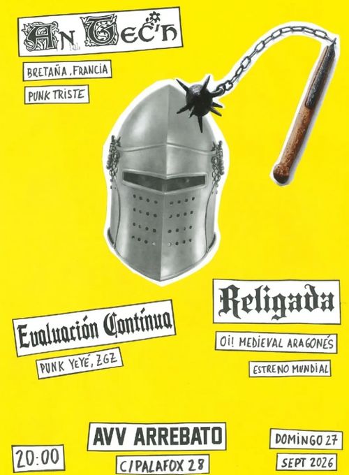 Concierto: Religada + Evaluación Continua+ An Tec'h