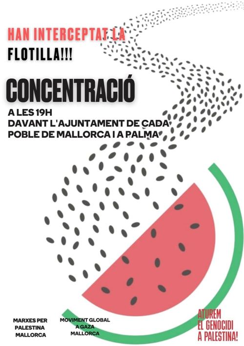 CONCENTRACIÓ: HAN INTERCEPTAT LA FLOTILLA
