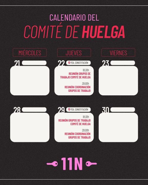 Grupos de Trabajo Comité de Huelga