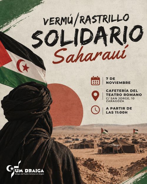 Vermut solidario con el Sáhara 