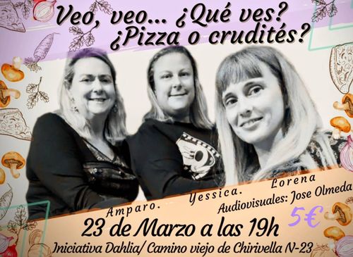 Veo, veo... ¿qué ves? ¿Pizza o crudités?