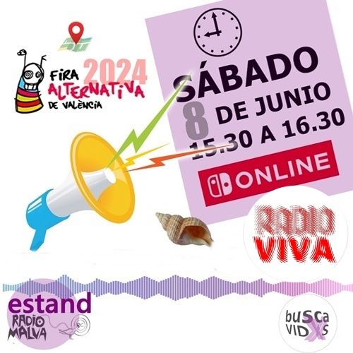 Programa 9 de BUSCAVIDXS (Radio Malva) en la Fira Alternativa