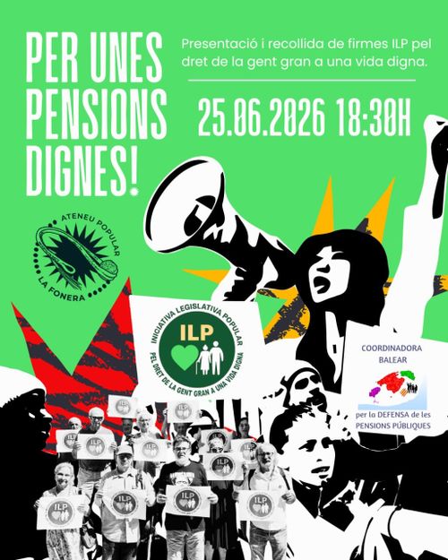 Per unes pensions dignes!