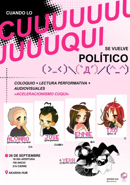 Charla Performativa sobre Aceleracionismo Cuqui 
