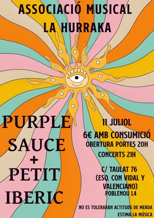 Concert de Petit Ibèric i Purple Sauce