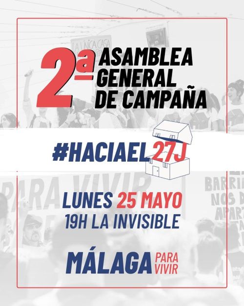 SEGUNDA ASAMBLEA DE CAMPAÑA #HaciaEl27J