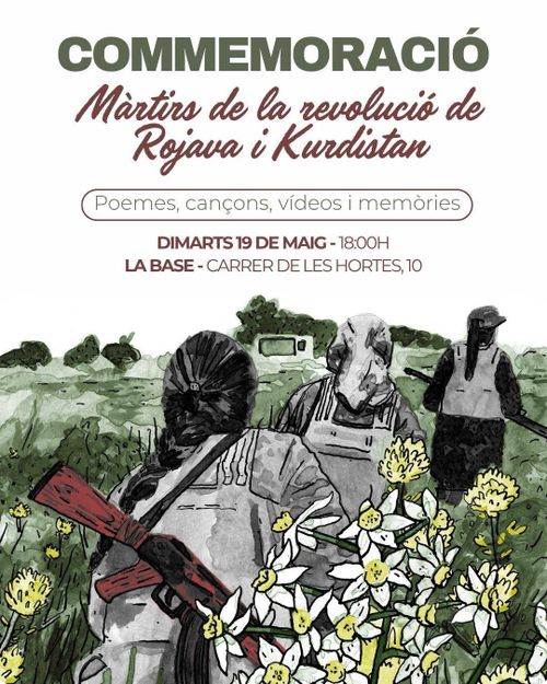 Commemoració dels màrtirs de Rojava i Kurdistan 
