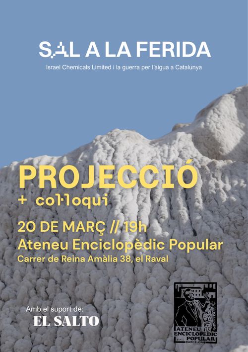 Sal a la ferida: Documental sobre l'empresa israeliana ICL al territori