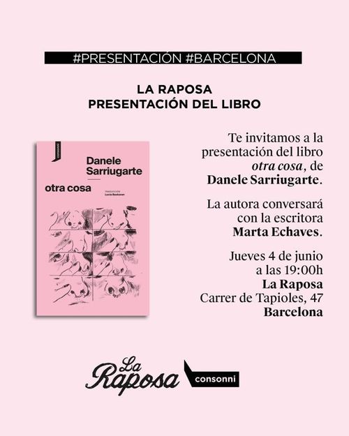 Presentación del libro otra cosa