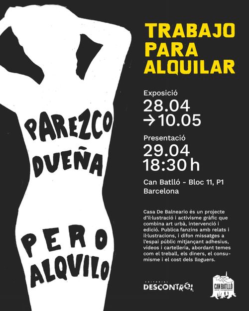 'Trabajo para alquilar', una exposició de l'obra de Casa De Balneario