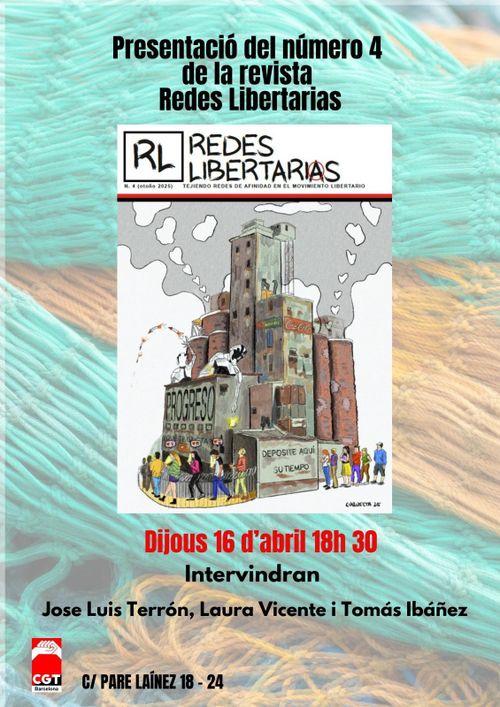 Presentació del número 4 de la revista Redes Libertarias