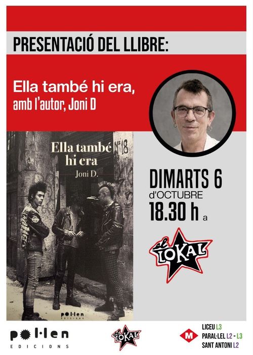 [Canvi de data] Presentació del llibre: Ella també hi era