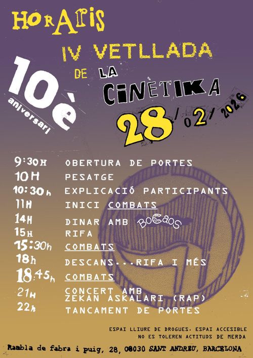 IV VETLLADA DEL GYM DE LA CINÈTIKA