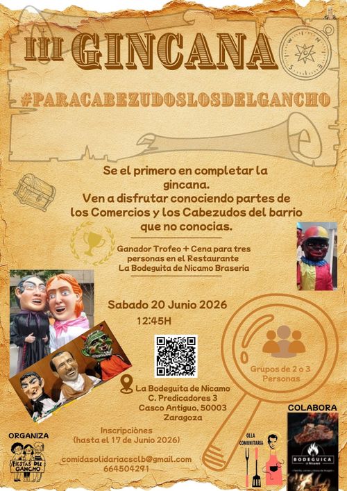 III GINCANA FIESTAS POPULARES DEL GANCHO 2026
